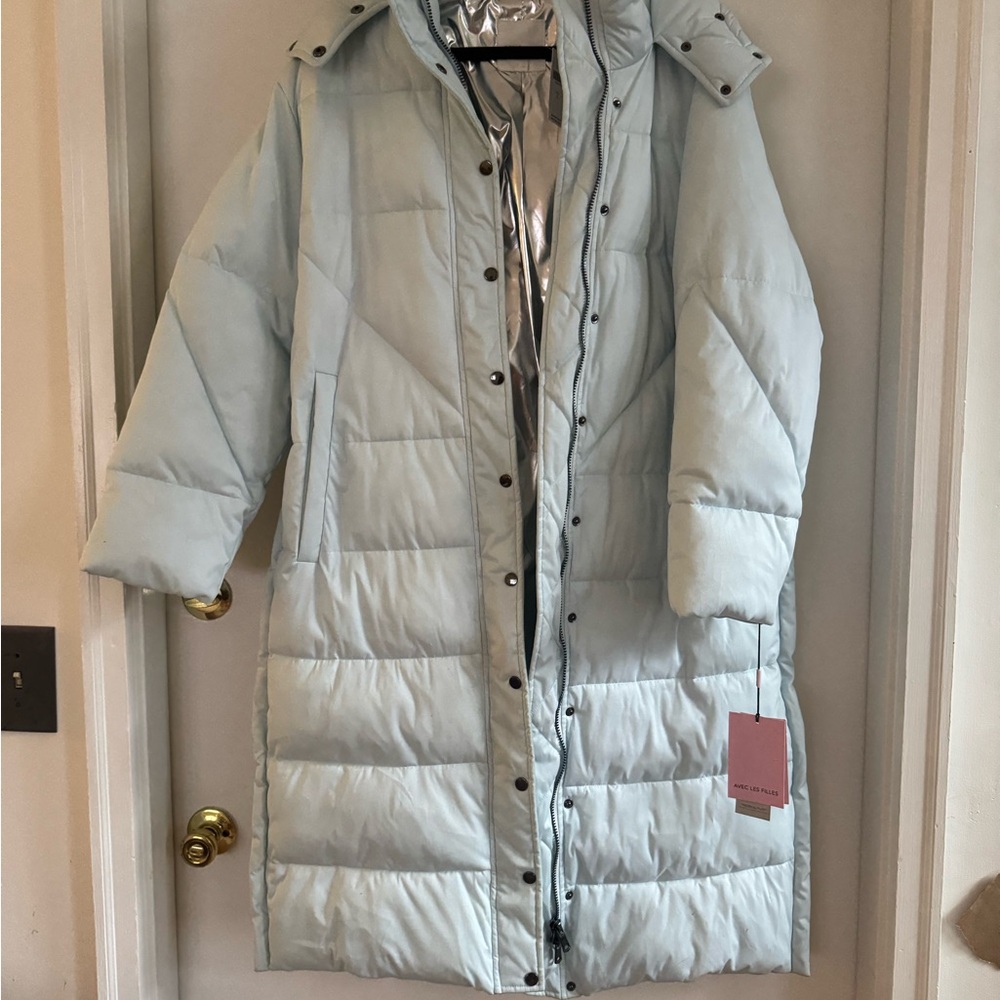 Avec Les Filles Light Blue - Women’s Parka Size L
